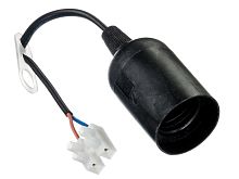 Патрон Navigator NLH-P-F-BL-E27-TB 220В 100Вт Термопластик со шнуром Черный фото Патрон Navigator NLH-P-F-BL-E27-TB 220В 100Вт Термопластик со шнуром Черный картинка